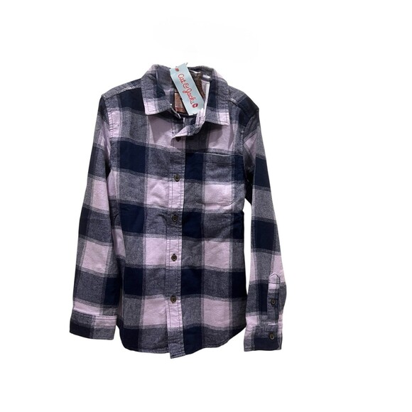 Cat & Jack Other - Long Sleeve Flannel Shirt - Size: XL (14)